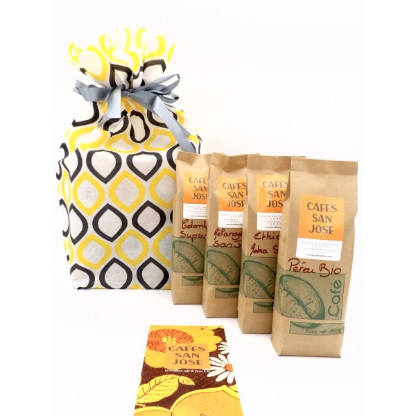 Assortiment cafés idée cadeau